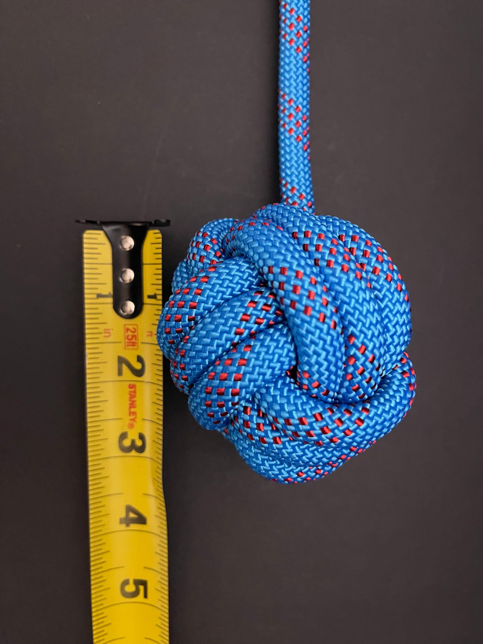 Arya 1 - 8' Leash/ Monkey Fist Knot User End/ Heavy Duty Swivel Clasp