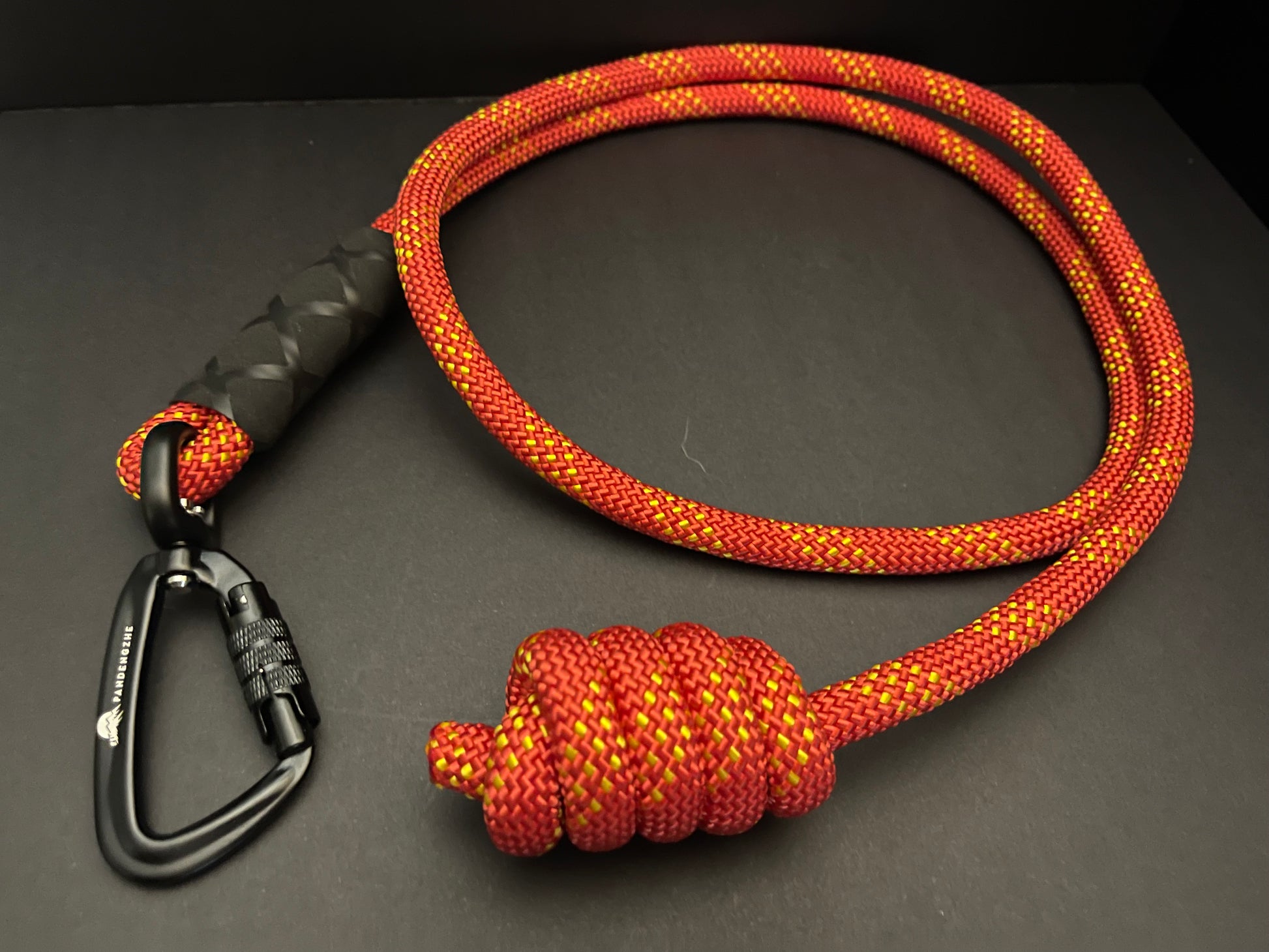 Sera 3 - 4.5' Leash Scaffold Knot User End/ Twist Lock Swivel Carabiner